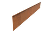 Adezz Kantopsluiting cortenstaal geplet 230 x 0,3 x 29 cm - 5 stuks