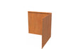 Adezz Kantopsluiting cortenstaal hoek geplet buiten 30 x 30 x 29 cm - 3 mm