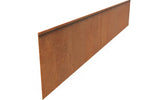 Adezz Kantopsluiting cortenstaal geplet 230 x 0,2 x 39 cm - 5 stuks