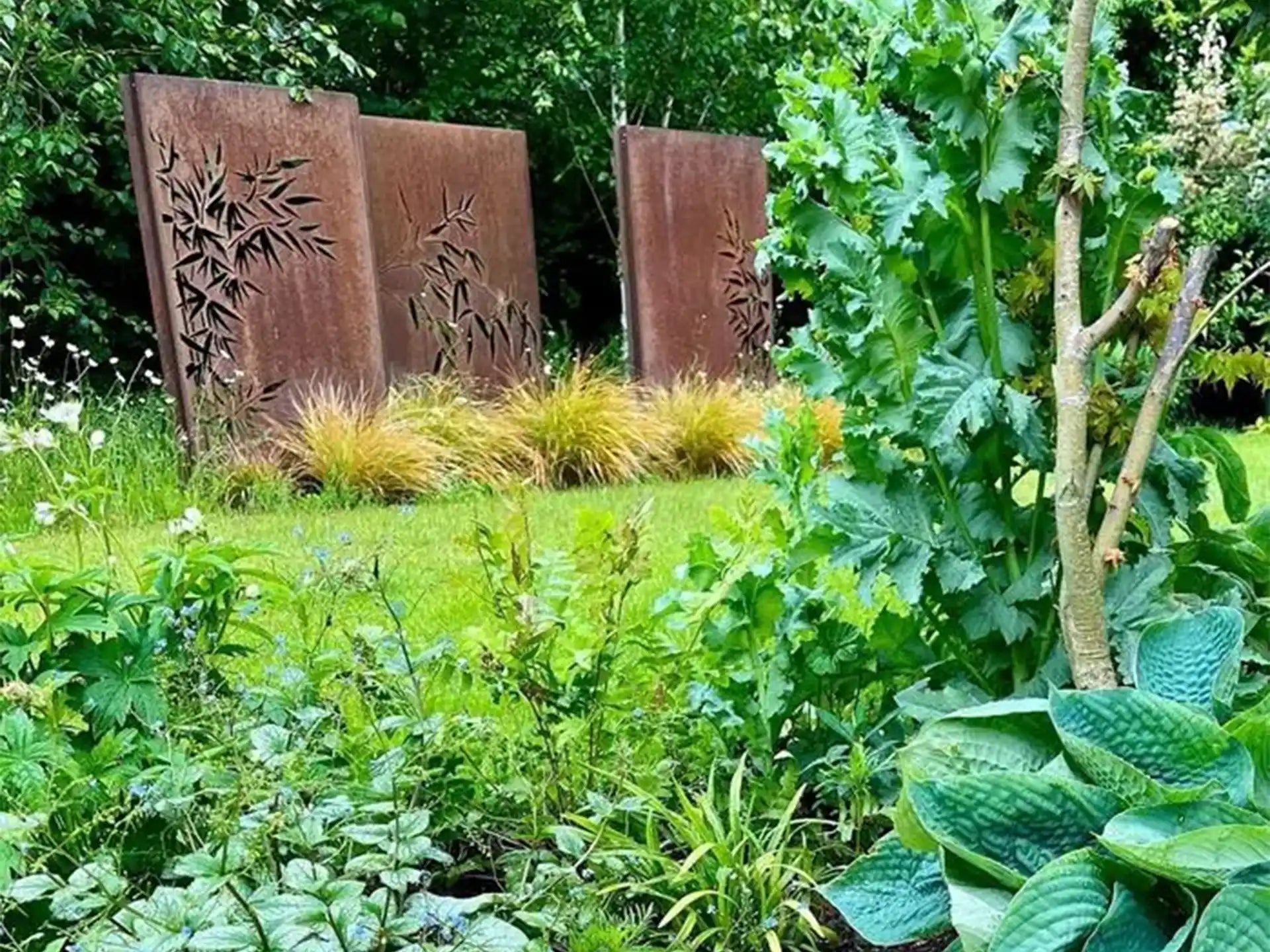 Adezz decoratieve tuinpanelen van cortenstaal Nature 1 - 110 x 5 x 180 cm