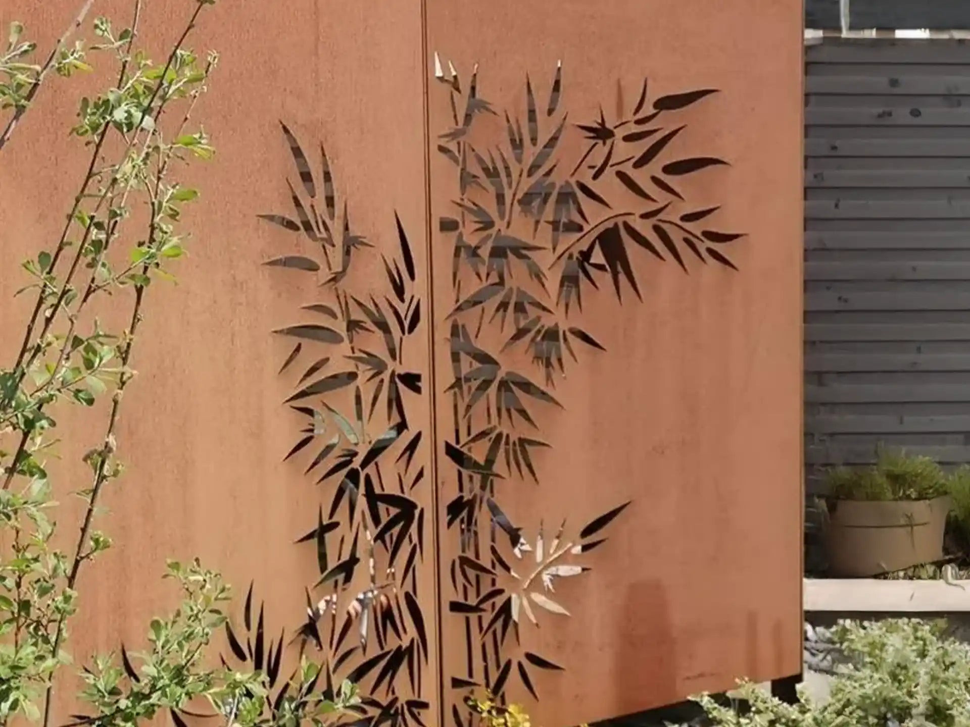 Adezz decoratieve tuinpanelen van cortenstaal Nature 1 - 110 x 5 x 180 cm