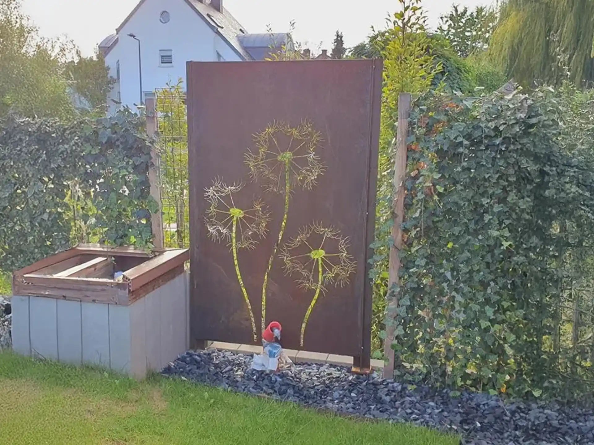Adezz decoratieve tuinpanelen van cortenstaal Nature 7 - 110 x 5 x 180 cm