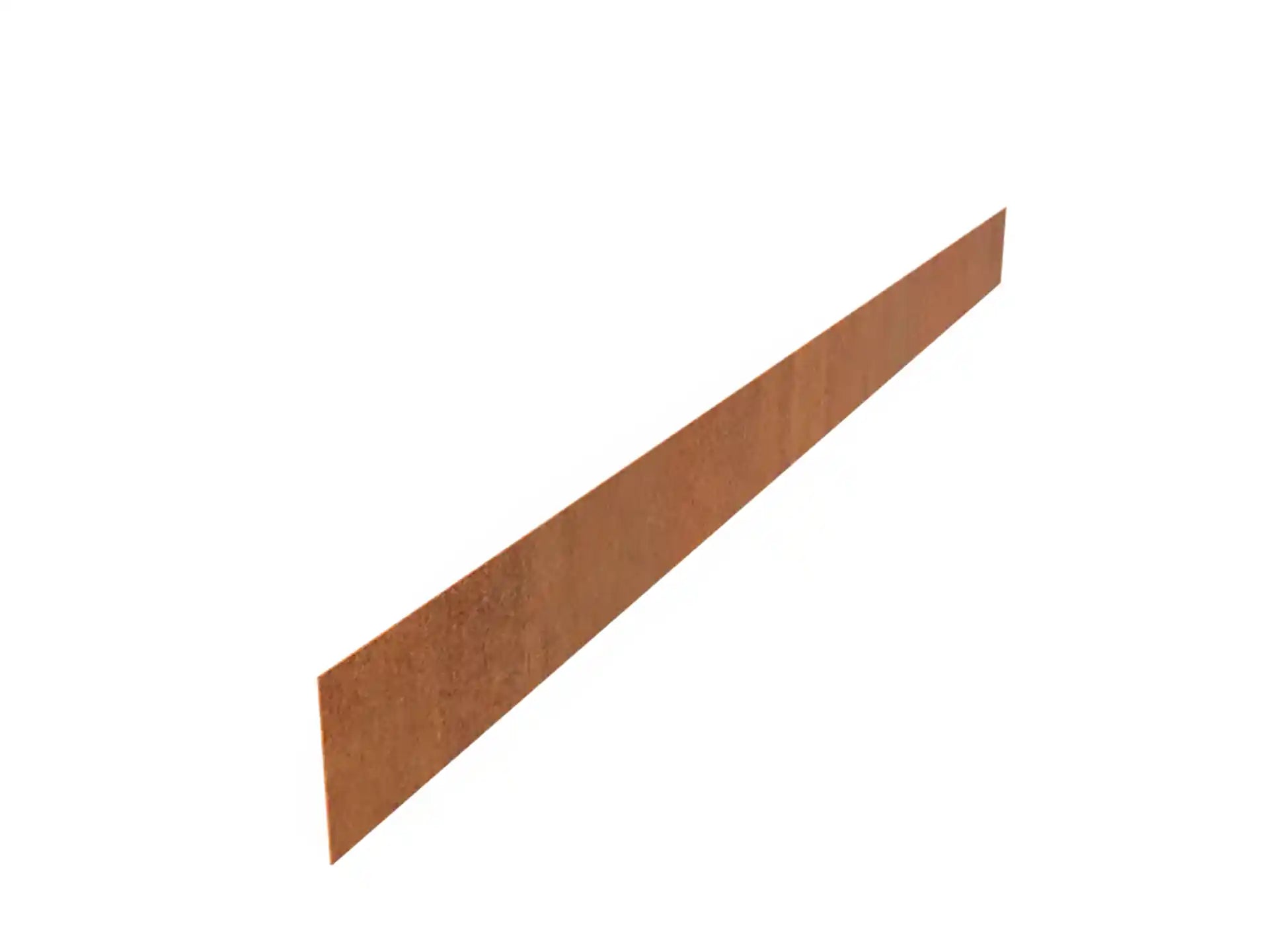Adezz Kantopsluiting cortenstaal recht 230 x 0,3 x 15 cm - 5 stuks