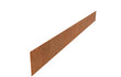Adezz Kantopsluiting cortenstaal recht 230 x 0,3 x 20 cm - 5 stuks