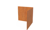 Adezz Kantopsluiting cortenstaal hoek recht buiten 30 x 30 x 29 cm - 3 mm
