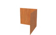 Adezz Kantopsluiting cortenstaal hoek recht buiten 30 x 30 x 29 cm - 3 mm