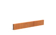 Adezz Tuinwand van cortenstaal 400 x 15 x 60 cm