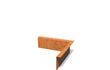 Adezz Kantopsluiting cortenstaal hoek gezet binnen 30 x 30 x 10 cm - 2 mm