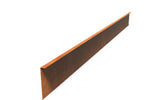 Adezz Kantopsluiting cortenstaal gezet 230 x 0,2 x 20 cm - 5 stuks