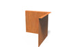 Adezz Kantopsluiting cortenstaal hoek gezet buiten 30 x 30 x 29 cm - 2 mm
