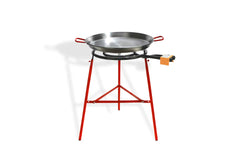 Garcima - COMPLETE SET - Paella Brander 40 cm incl Standaard -  Stalen Paella Pan 50 cm - Tabarca