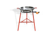 Garcima COMPLETE SET met paella brander 40 cm, standaard en stalen paella pan 50 cm Tabarca, productfoto op witte achtergrond.