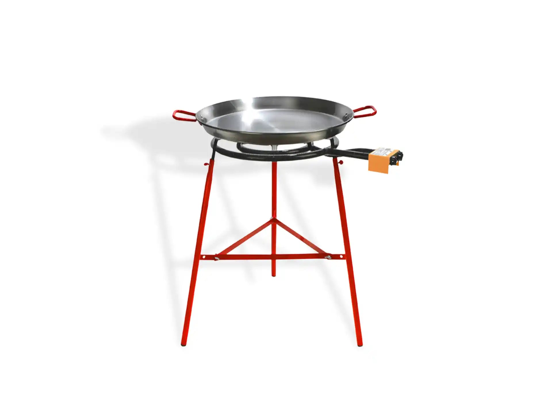 Garcima - COMPLETE SET - Paella Brander 40 cm incl Standaard -  Stalen Paella Pan 50 cm - Tabarca