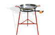 Garcima COMPLETE SET met paella brander 60 cm, standaard en stalen paella pan 70 cm Ibiza, productfoto op witte achtergrond.