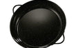 Garcima paella pan 40 cm, geëmailleerd staal met witte spikkels, ideaal voor 8-12 personen.