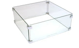 Gofire Glasombouw Vierkant 42,5 x 42,5 cm | voor inbouwbrander 40 x 40 cm | RVS