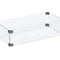 Gofire Glasombouw Rechthoek 61 x 33 cm | Voor Inbouwbrander Rechthoek 56 x 28 cm | Zwart gecoat