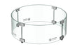 Gofire glasombouw ronc 45 cm voor inbouwbrander, vrijstaand product op witte achtergrond.