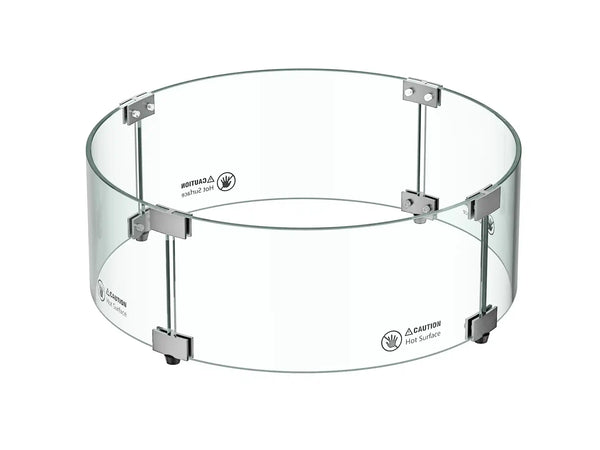 Gofire Glasombouw Rond 45 cm | RVS