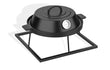 Gofire Grill vierkant in schuin vooraanzicht met dicht grillrooster.