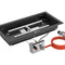 Gofire Inbouwbrander Rechthoek 56 x 28 cm | Flexibel bedieningspaneel | Zwart gecoat
