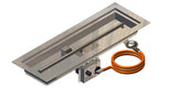 Gofire Inbouwbrander Rechthoek 75 x 25 cm | Flexibel bedieningspaneel | RVS