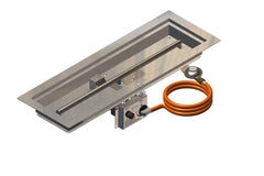 Gofire Inbouwbrander Rechthoek 75 x 25 cm | Flexibel bedieningspaneel | RVS
