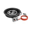 Gofire Inbouwbrander Rond 39 cm | Flexibel bedieningspaneel | Zwart gecoat