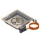 Gofire Inbouwbrander Vierkant 40 x 40 cm | Flexibel bedieningspaneel | RVS