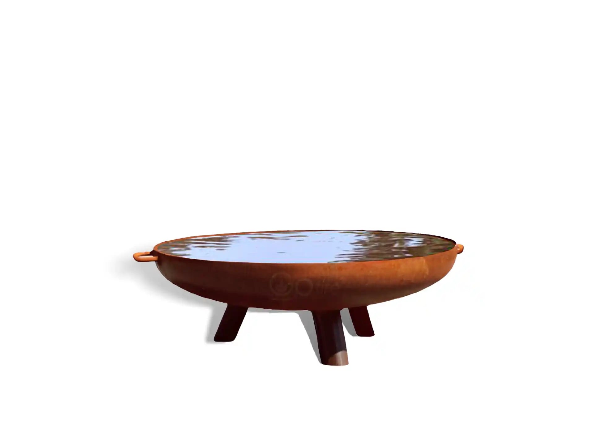 GoFire Lev Waterschaal cortenstaal 60 cm - vogel drinkschaal - groot vogelbad tuin