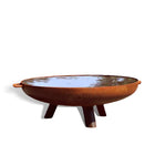 GoFire Lev Waterschaal cortenstaal 80 cm - vogel drinkschaal - groot vogelbad tuin