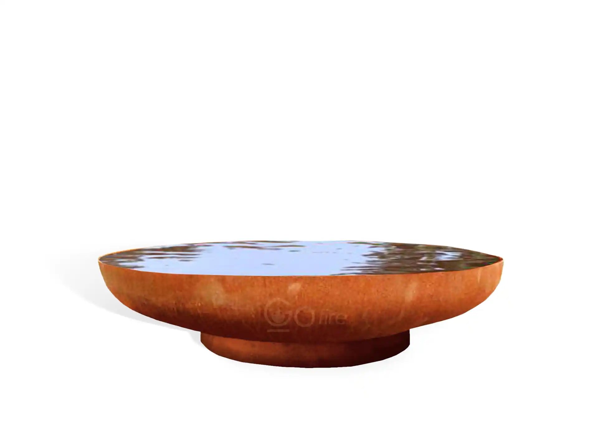 GoFire Oda Waterschaal cortenstaal 120 cm - vogel drinkschaal - groot vogelbad