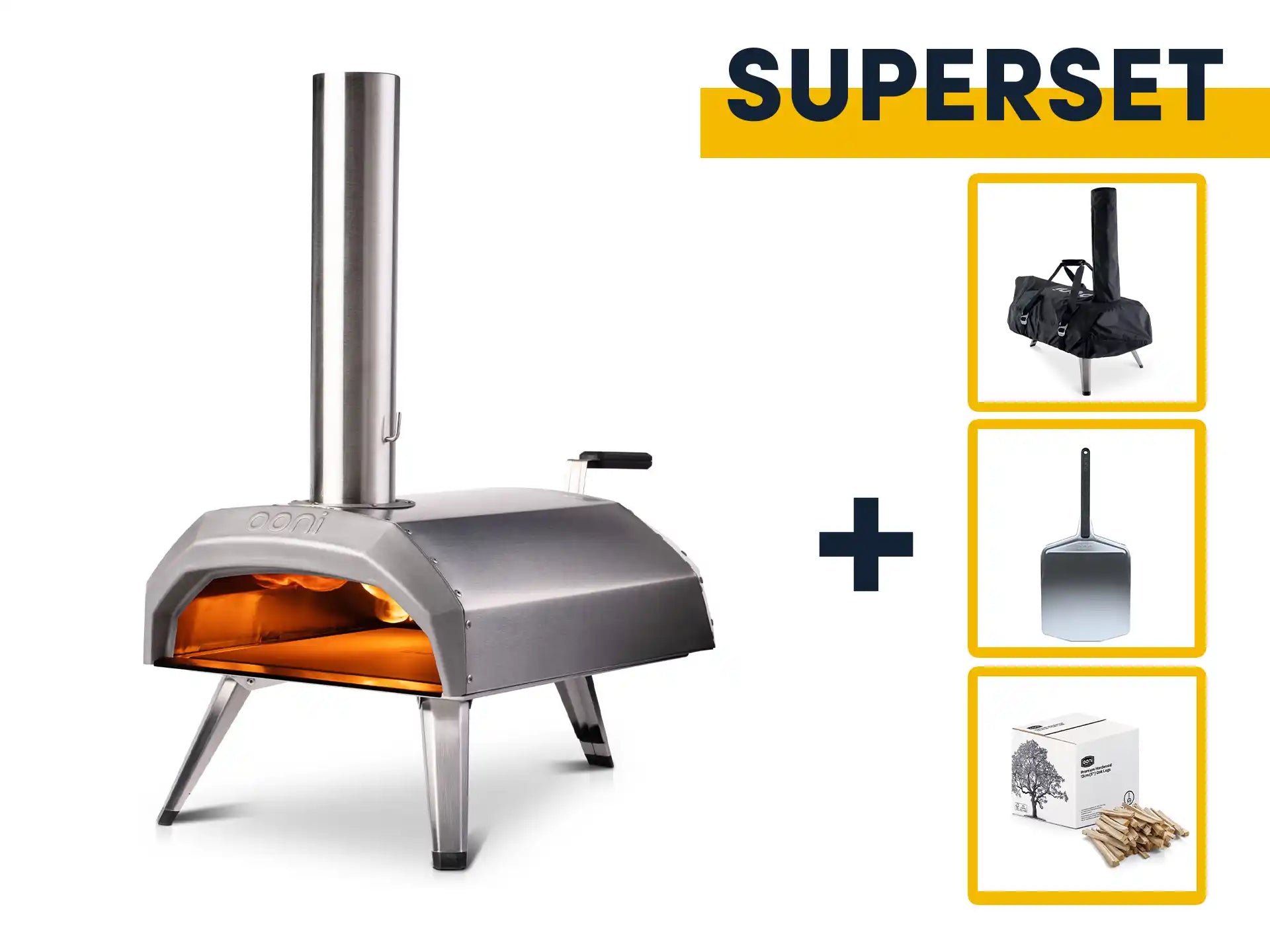 Ooni SUPERSET Karu 12 hout of houtskool gestookte pizza oven