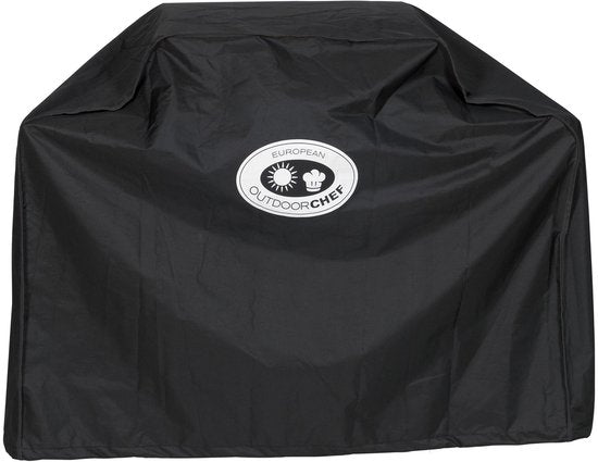 Outdoorchef beschermhoes geschikt voor de Australia 455G barbecue, waterdicht en weerbestendig, productfoto op witte achtergrond.
