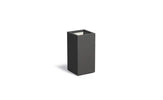Adezz Carrez Plantenbak Polyester Vierkant 40 x 40 x 80 cm Zwartgrijs
