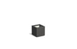 Adezz Carrez Plantenbak Polyester Vierkant 40 x 40 x 40 cm Zwartgrijs