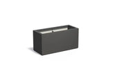 Adezz Carrez Plantenbak Polyester Rechthoek 120 x 50 x 60 cm Zwartgrijs