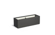 Adezz Carrez Plantenbak Polyester Rechthoek 150 x 50 x 50 cm Zwartgrijs