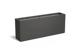 Adezz Carrez Plantenbak Polyester Rechthoek 200 x 40 x 80 cm Zwartgrijs