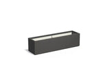 Adezz Carrez Plantenbak Polyester Rechthoek 150 x 40 x 40 cm Zwartgrijs