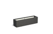 Adezz Carrez Plantenbak Polyester Rechthoek 150 x 40 x 40 cm Zwartgrijs