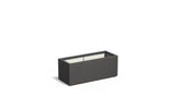 Adezz Carrez Plantenbak Polyester Rechthoek 100 x 40 x 40 cm Zwartgrijs