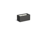 Adezz Carrez Plantenbak Polyester Rechthoek 80 x 40 x 40 cm Zwartgrijs