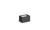Adezz Carrez Plantenbak Polyester Rechthoek 60 x 40 x 40 cm Zwartgrijs