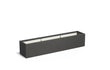 Adezz Carrez Plantenbak Polyester Rechthoek 200 x 40 x 40 cm Zwartgrijs