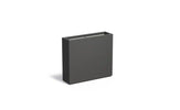 Adezz Carrez Plantenbak Polyester Rechthoek 90 x 25 x 80 cm Zwartgrijs