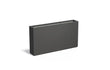 Adezz Carrez Plantenbak Polyester Rechthoek 150 x 25 x 80 cm Zwartgrijs