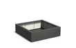 Adezz Carrez Plantenbak Polyester Vierkant 140 x 140 x 40 cm Zwartgrijs