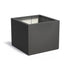 Adezz Carrez Plantenbak Polyester Vierkant 120 x 120 x 100 cm Zwartgrijs