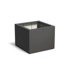 Adezz Carrez Plantenbak Polyester Vierkant 100 x 100 x 80 cm Zwartgrijs